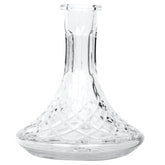 CH Crystal Hookah Base - Clear - - Crown Hookah